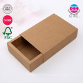 Sliding Open Drawer Box Men and Women&#39;s Underwear Caixa de papel Folding Clothes Package